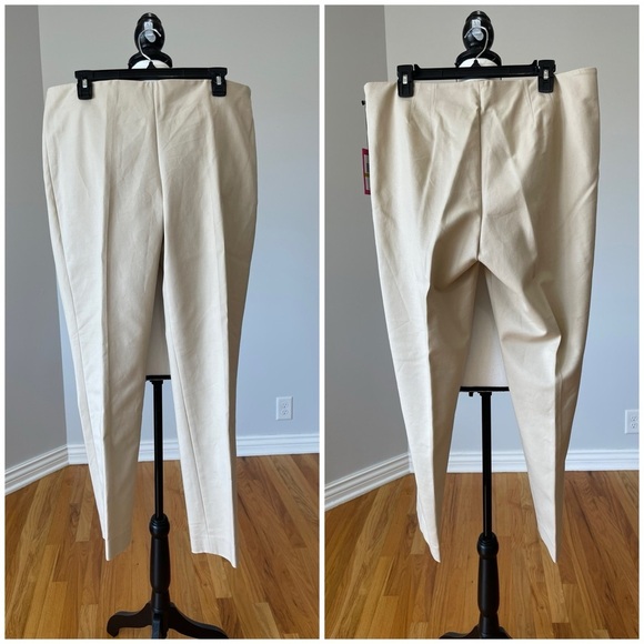 Vince Camuto new with tags size 14 pants with side zipper ankle office business - Picture 2 of 9
